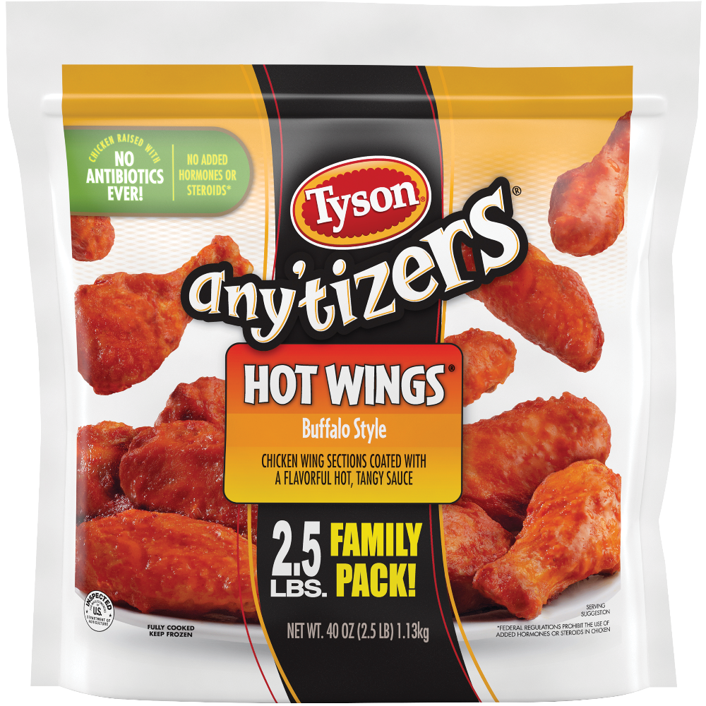 Tyson Any'tizers Hot Wings
