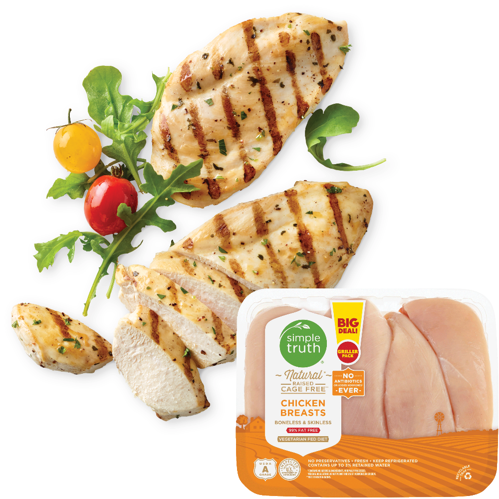 Fresh Simple Truth Natural Cage-Free Boneless Skinless Chicken Breast