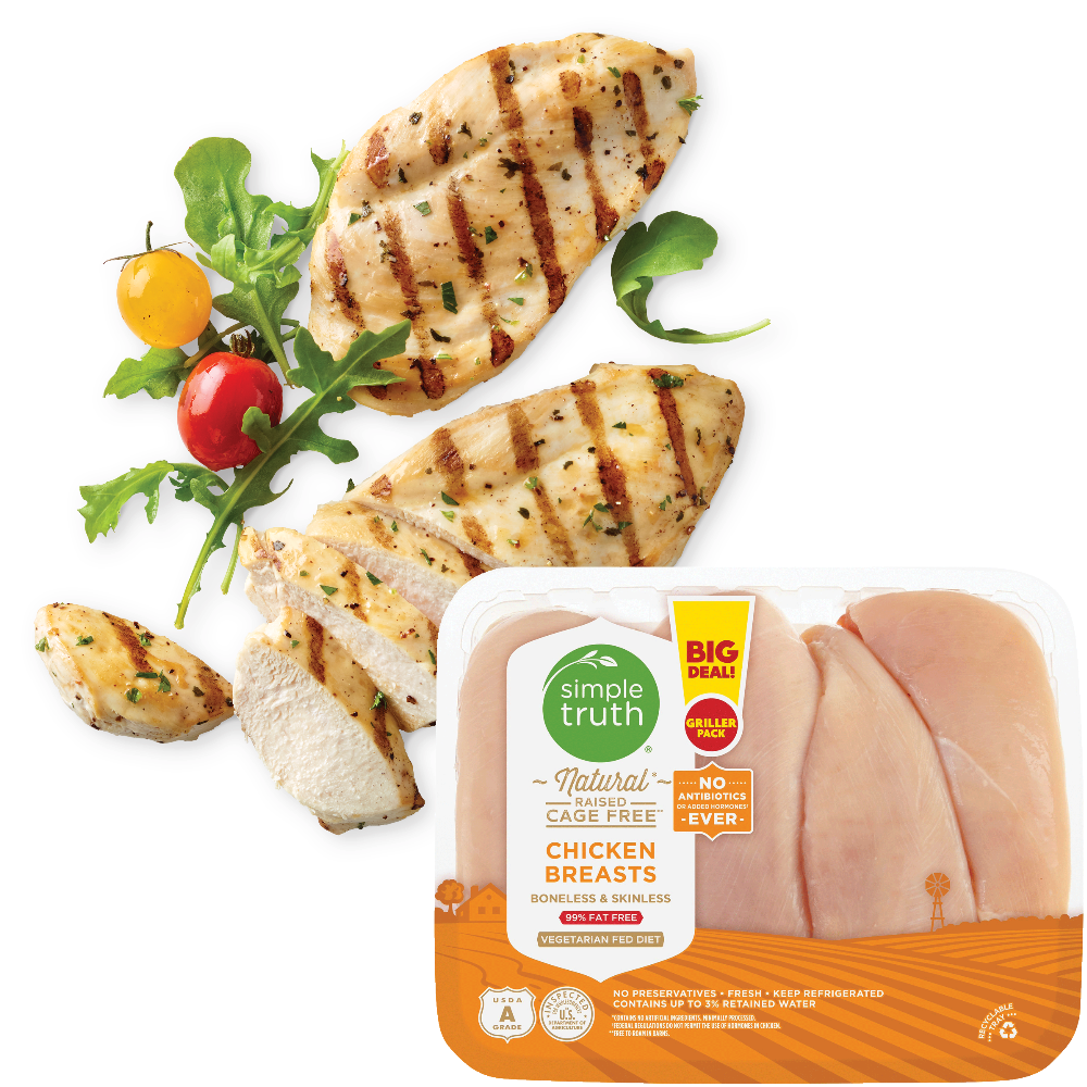 Fresh Simple Truth Natural Cage-Free Boneless Skinless Chicken Breast