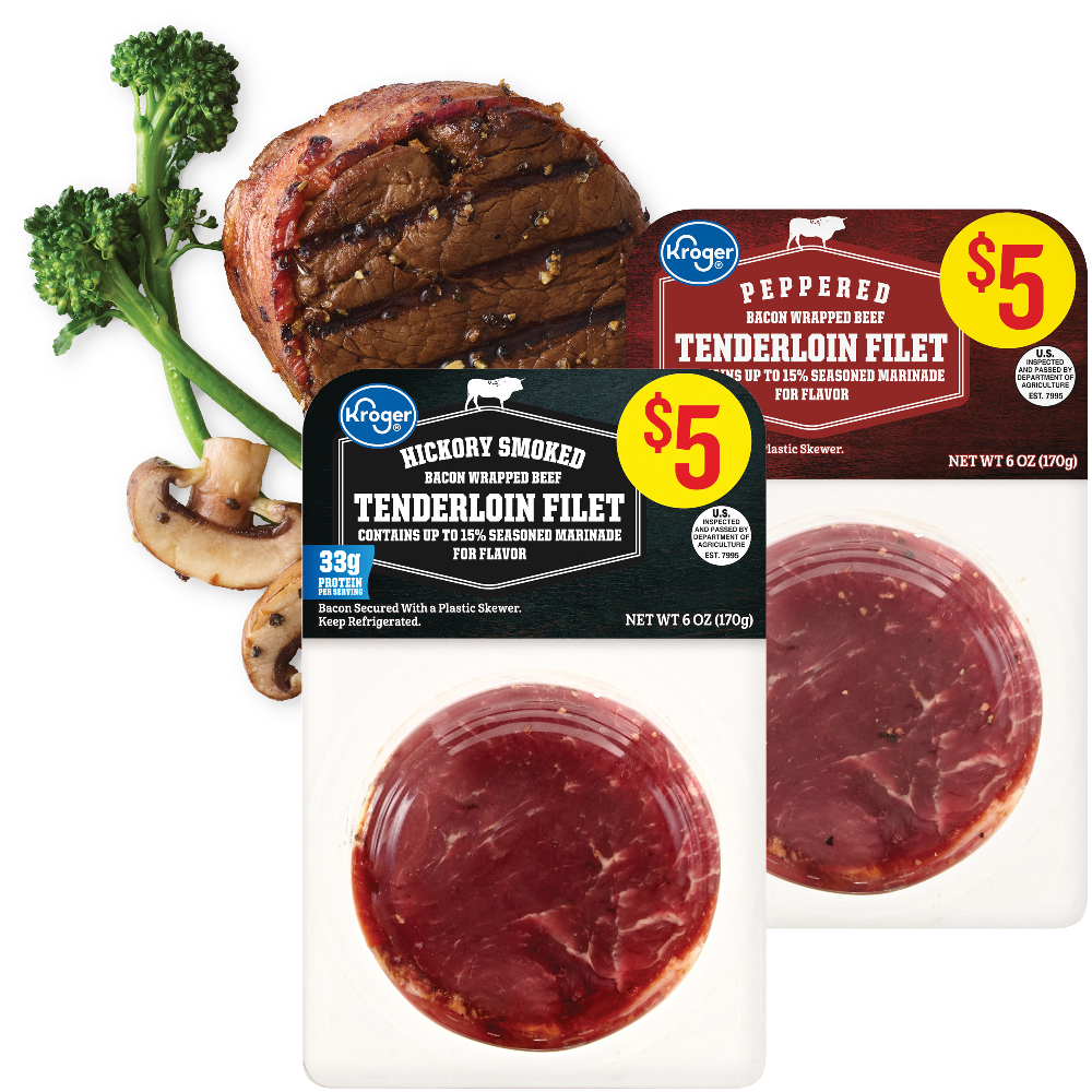 Kroger Bacon Wrapped Beef Tenderloin Filet