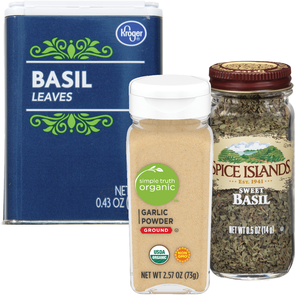 Simple Truth Organic, Kroger or Spice Islands Spices