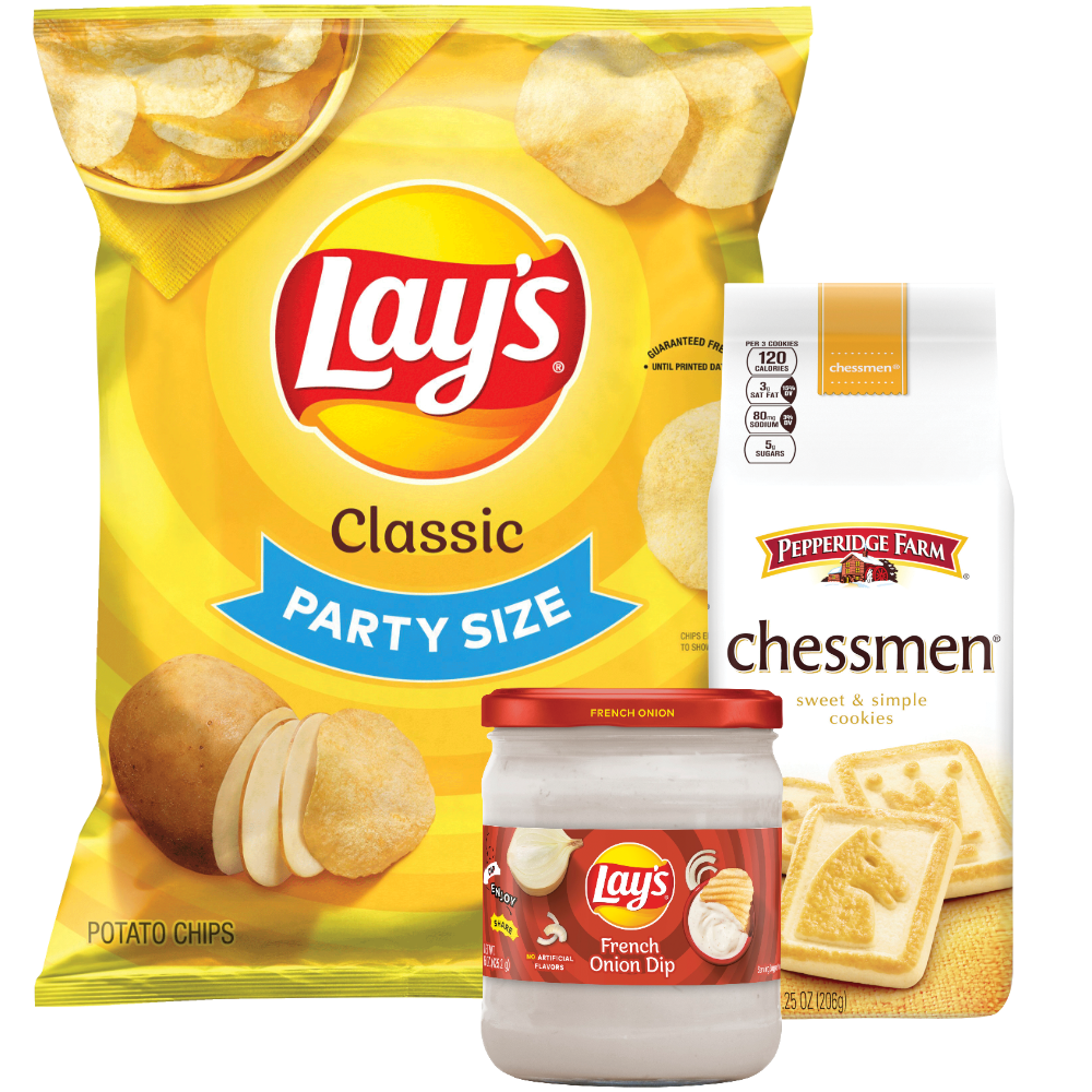 Lay's Party Size Potato or Kettle Cooked Potato Chips