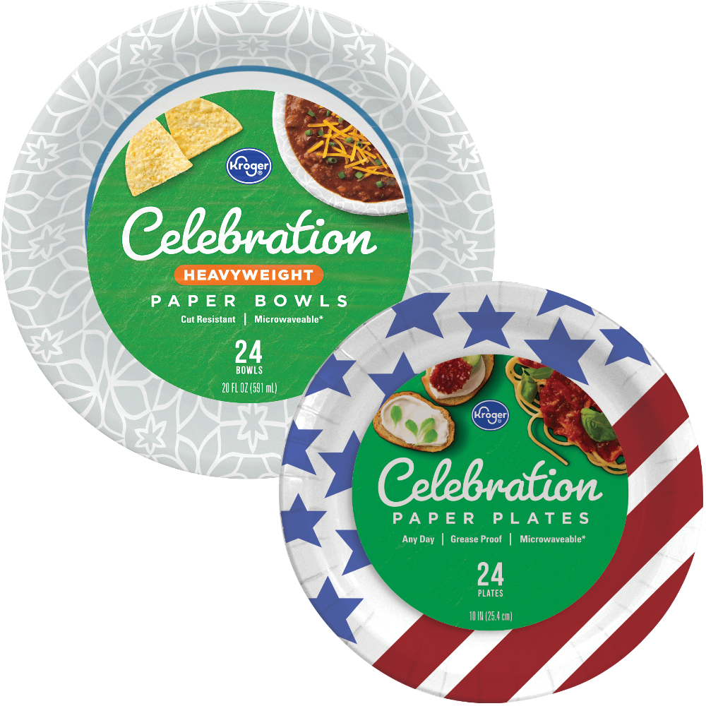 Kroger Celebration Paper Plates