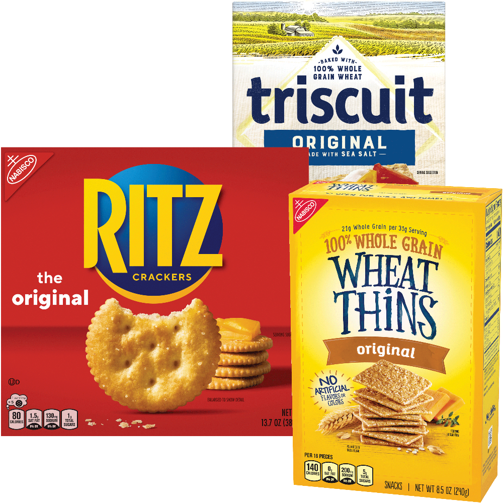 Nabisco Ritz Crackers or Cheese Crispers