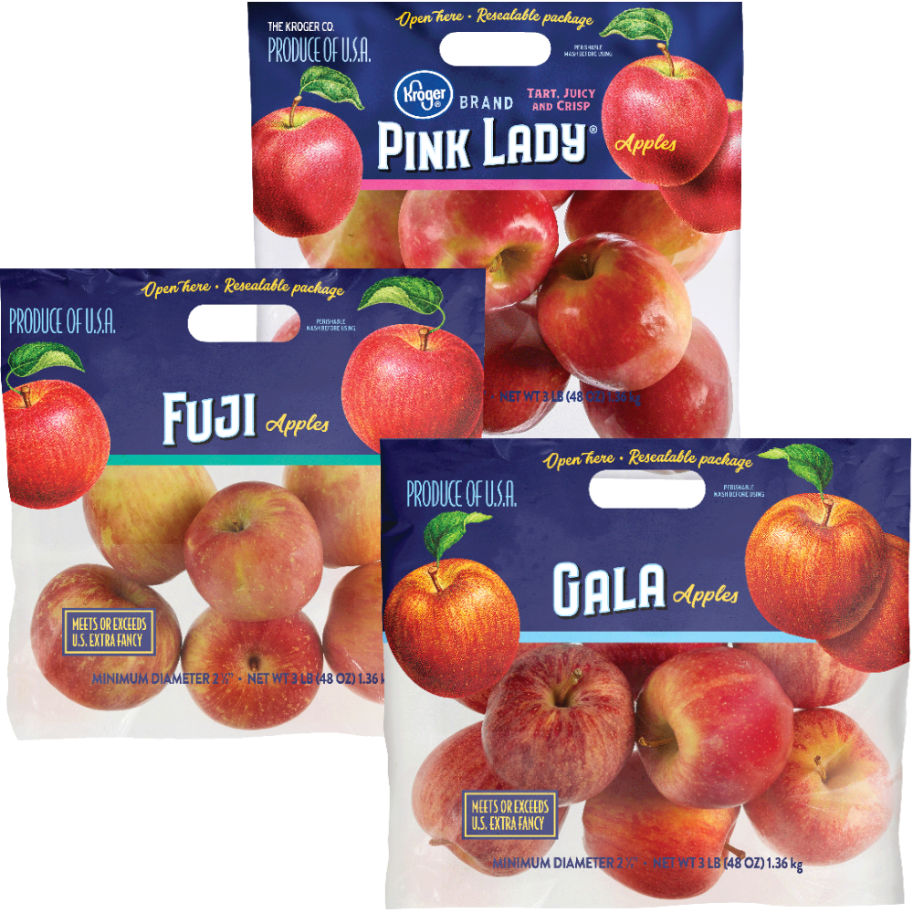 Kroger Gala, Fuji or Pink Lady Apples
