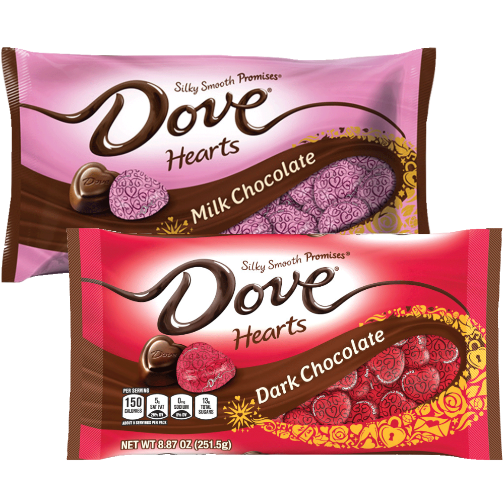 Dove Valentine's Candy