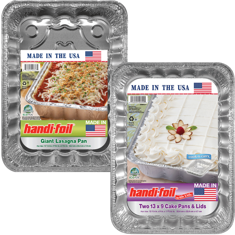 Handi-Foil Pans or Pans with Lids