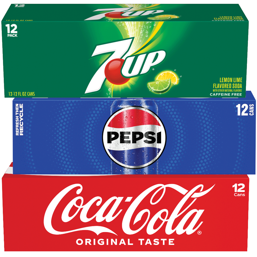 Coca-Cola, Pepsi or 7UP