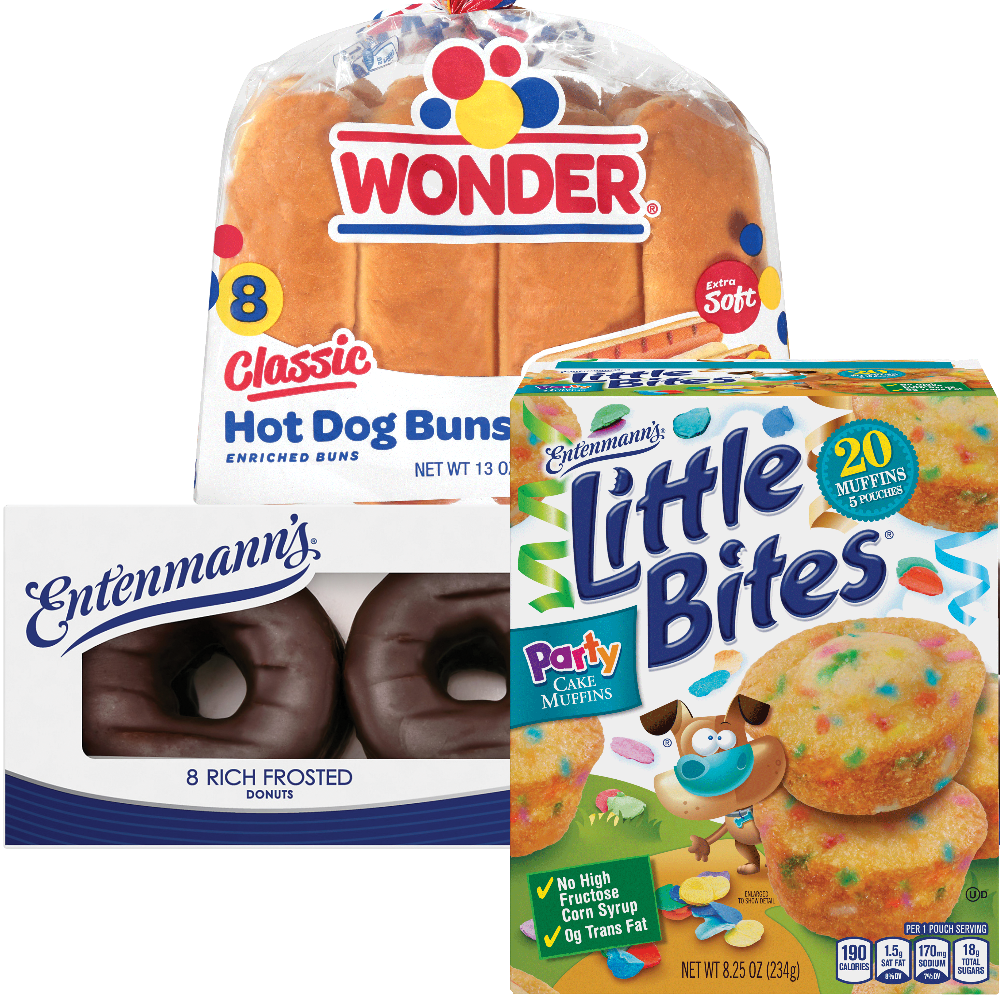 Entenmann's Little Bites, Donuts, Baker's Delights or Cakes