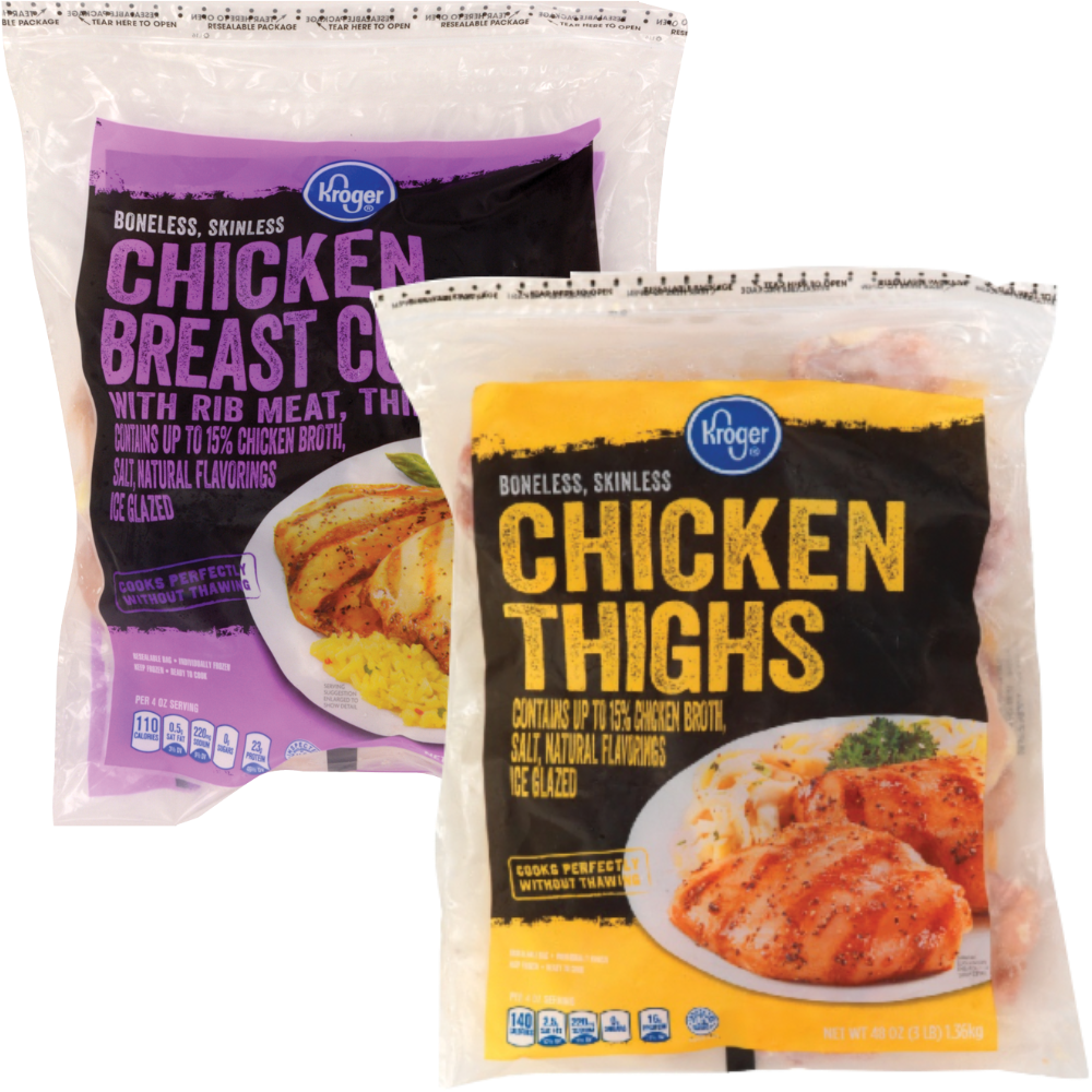 Kroger Chicken Thighs or Cutlets