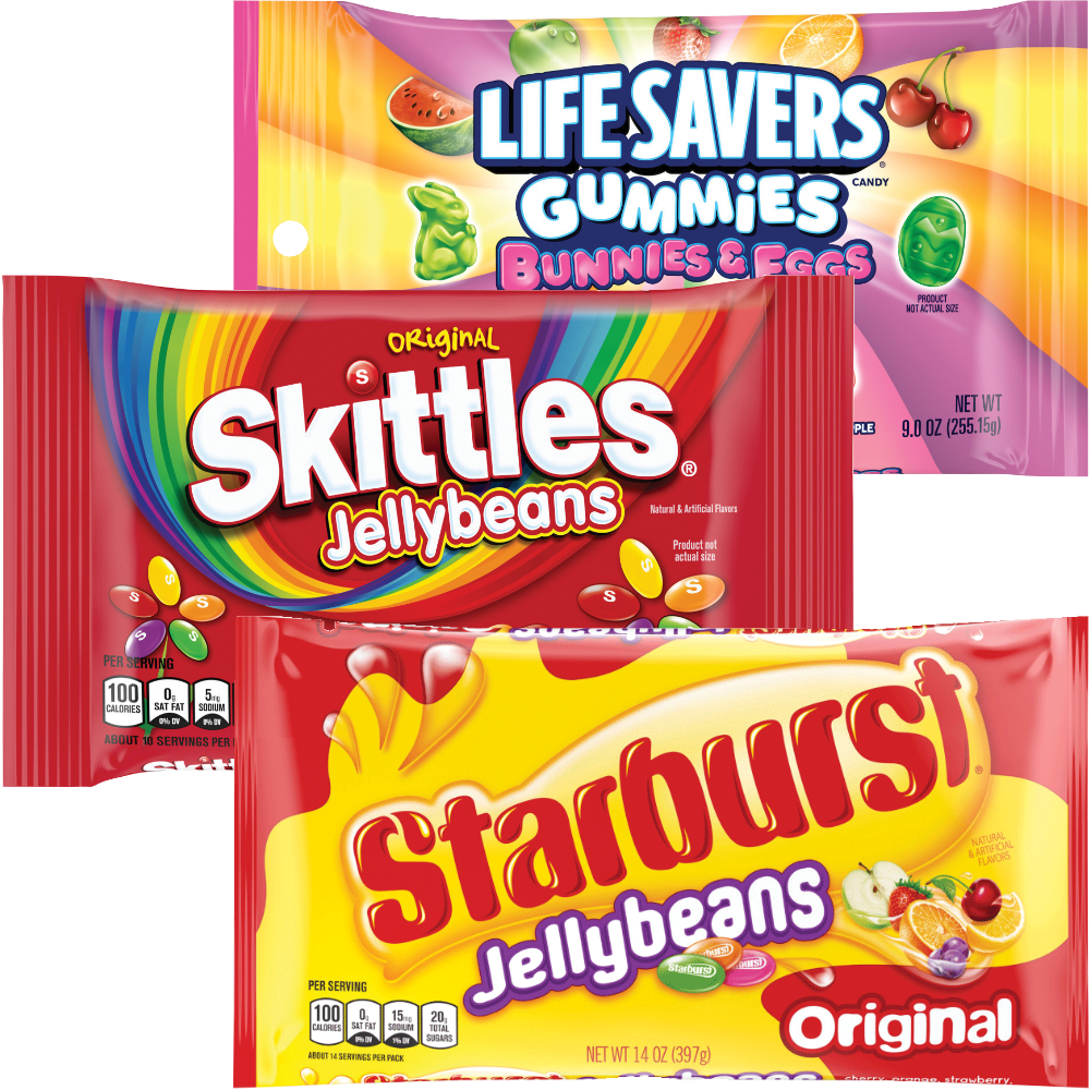 Starburst or Skittles Jelly Beans
