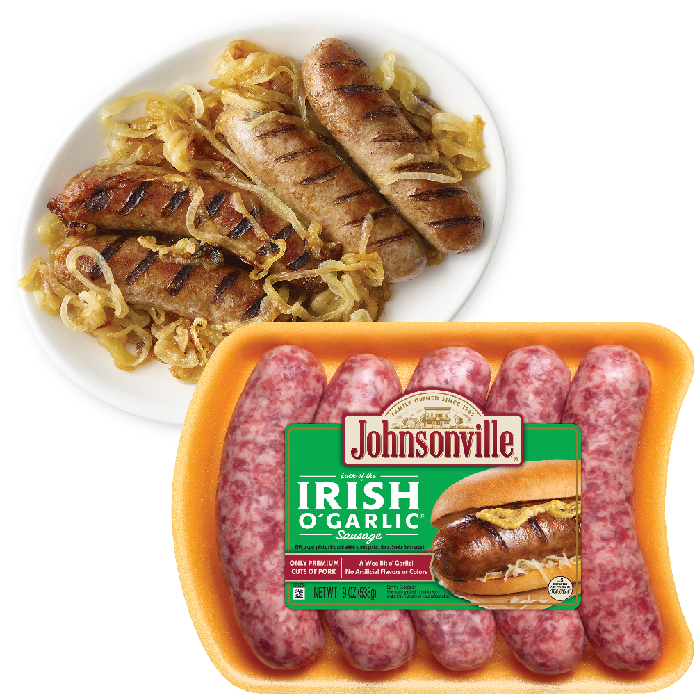 Johnsonville Irish O' Garlic Dinner Sausage