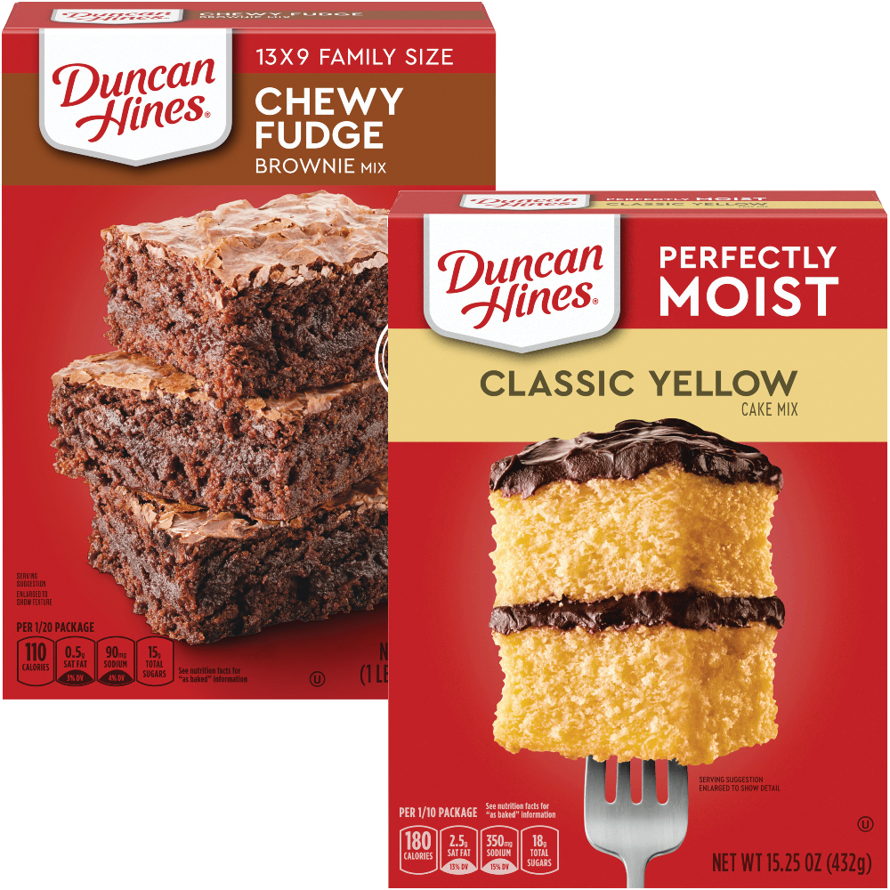 Duncan Hines Cake or Brownie Mix