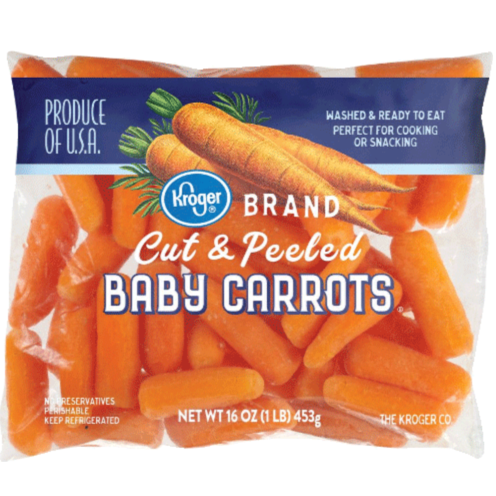 Kroger Cut and Peeled Baby Carrots