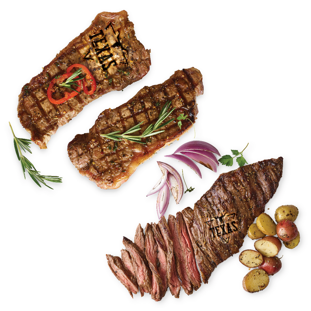Nolan Ryan Angus Boneless Strip or Skirt Steaks
