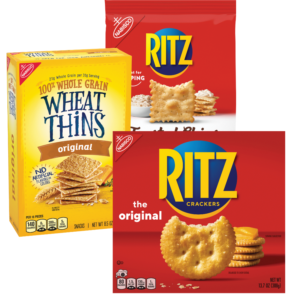 Nabisco Ritz Crackers or Cheese Crispers