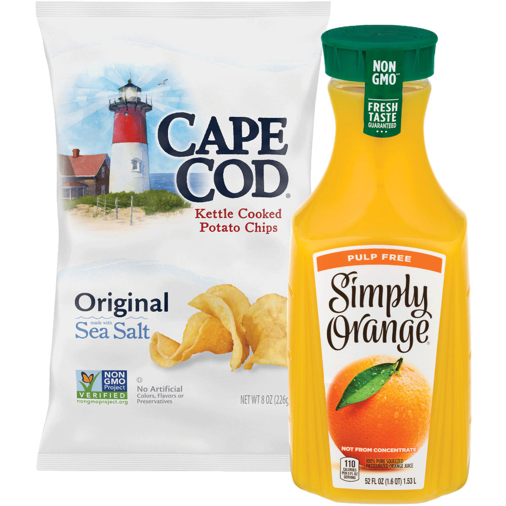 Simply Orange or Light Juice