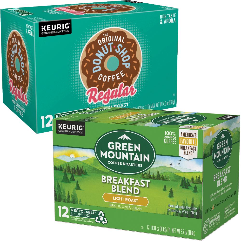 Green Mountain, Donut Shop or McCafé K-Cups