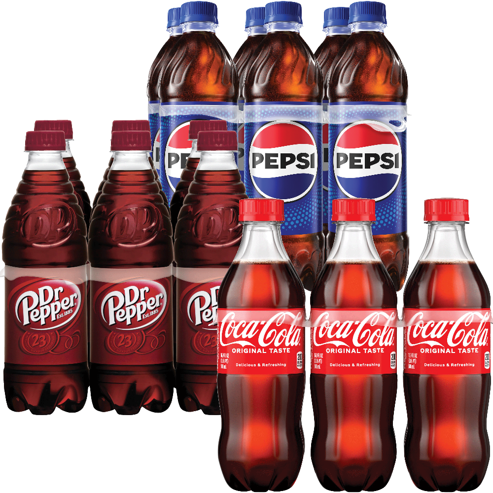 Coca-Cola, Dr Pepper or Pepsi