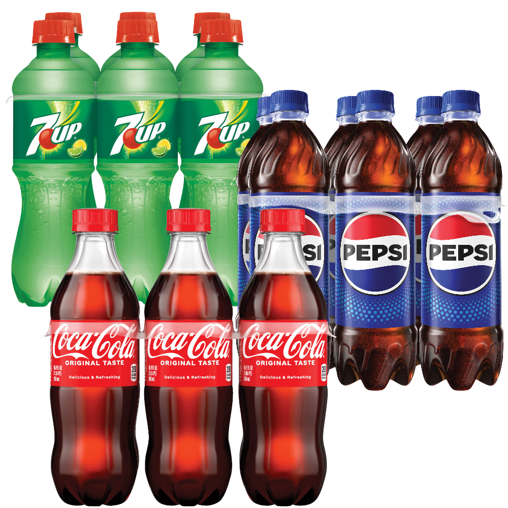 Coca-Cola, Pepsi or 7UP
