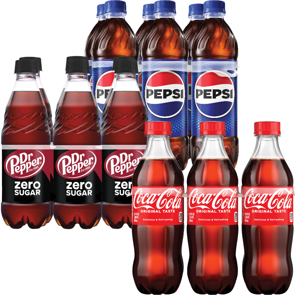 Coca-Cola, Dr Pepper or Pepsi