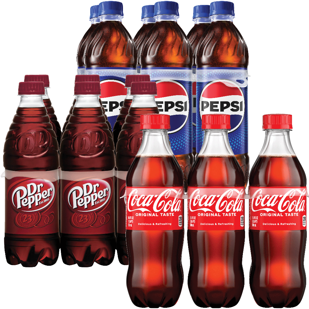 Coca-Cola, Dr Pepper or Pepsi