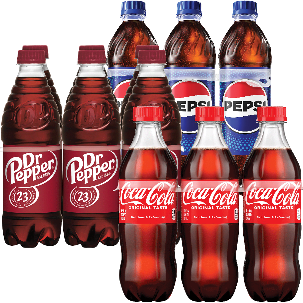 Coca-Cola, Dr Pepper or Pepsi