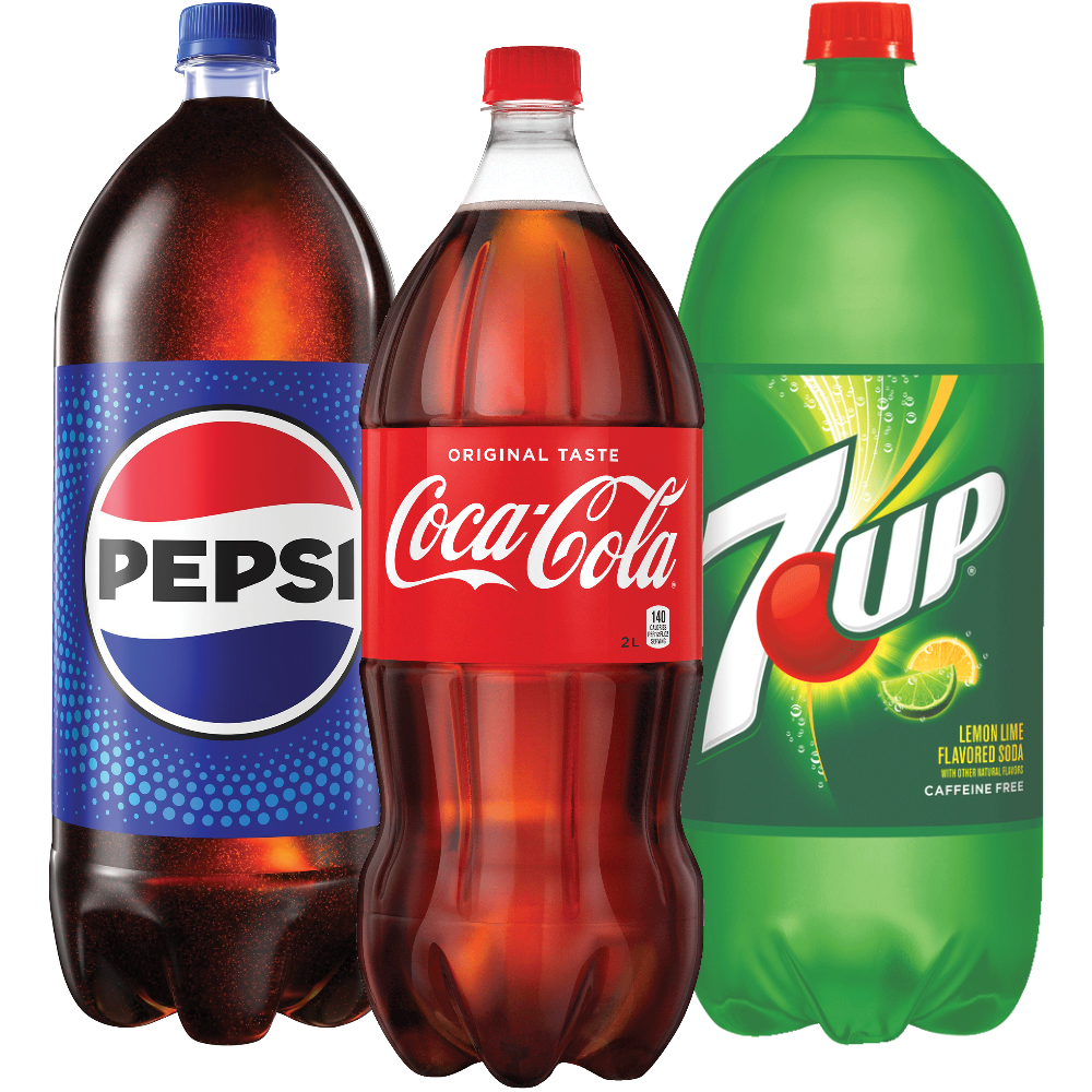 Coca-Cola, Pepsi or 7UP