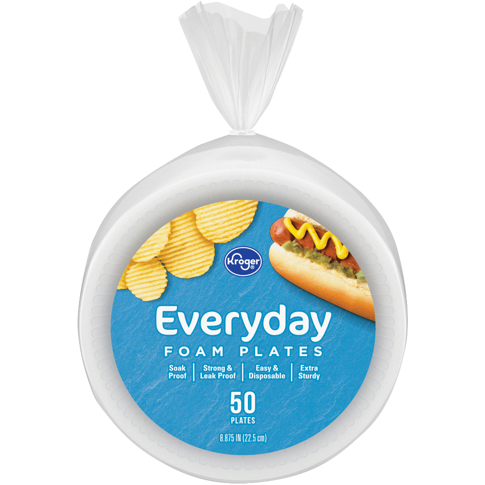 Kroger Everyday Foam Plates
