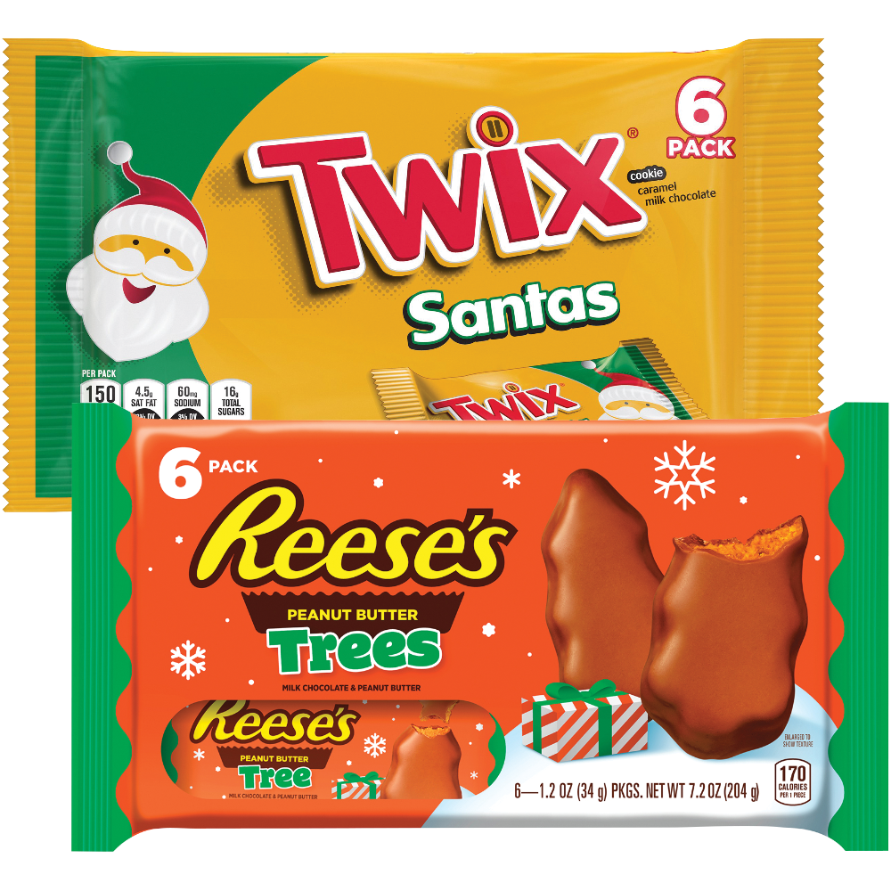 Reese's or Twix Holiday Candy