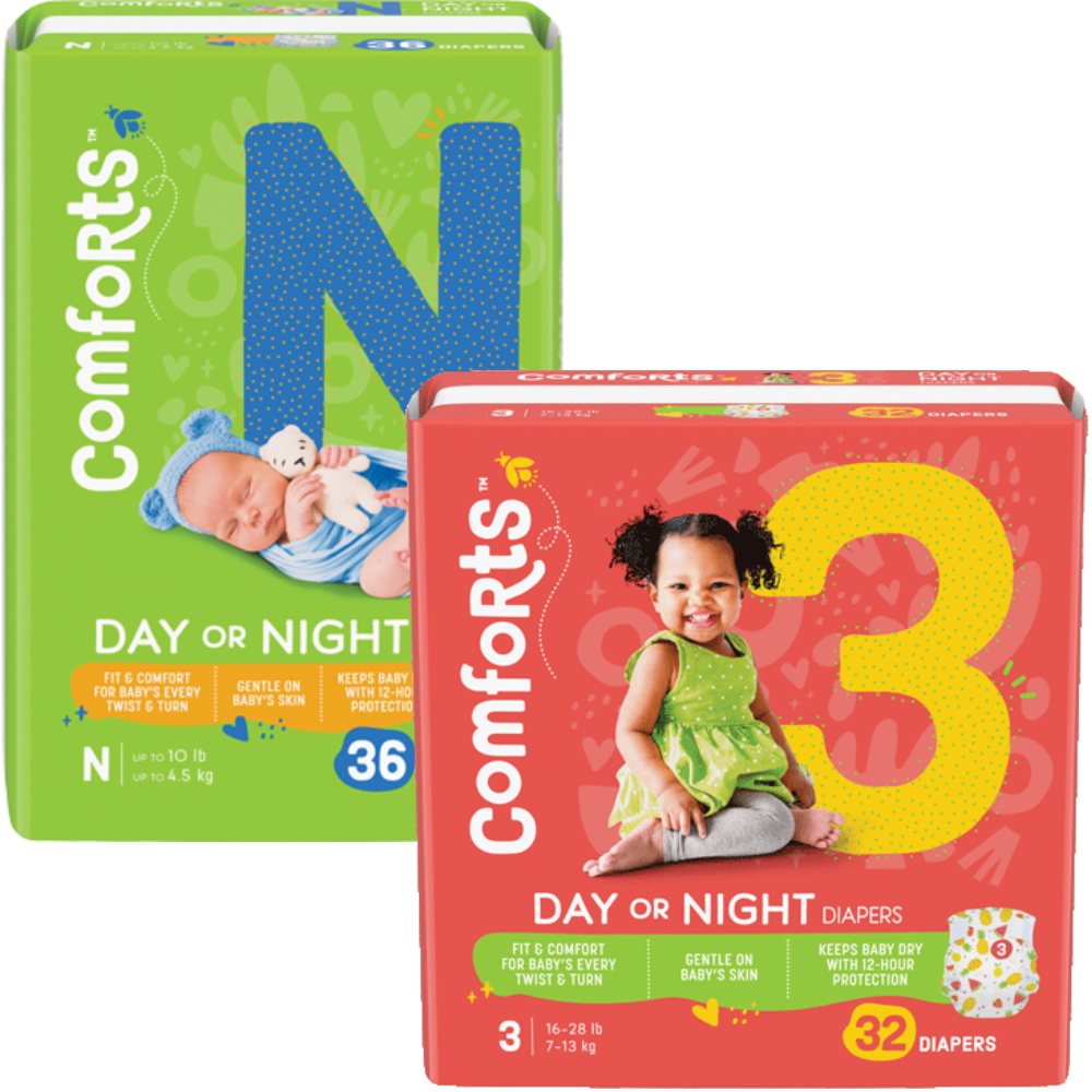 Comforts Jumbo Diapers