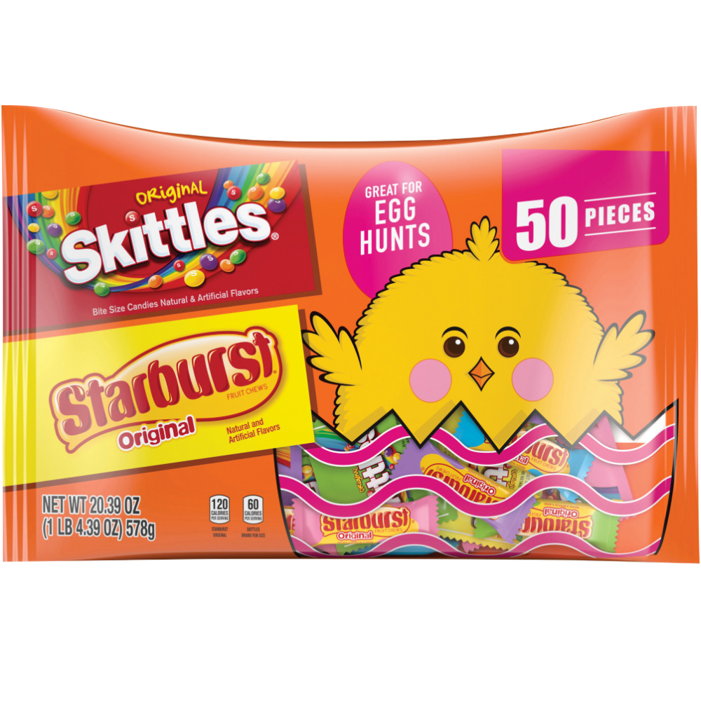 Starburst and Skittles Fun Size Easter Candy