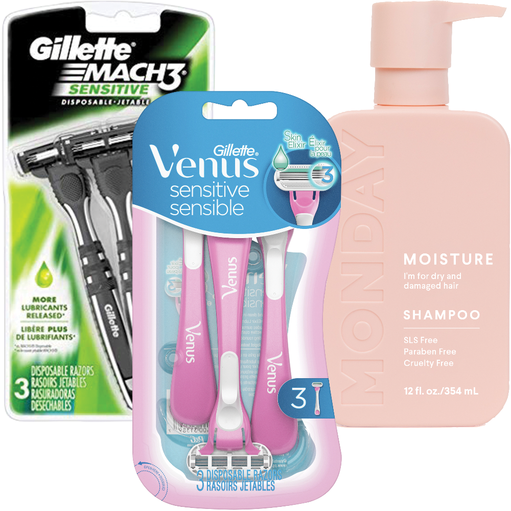 Venus or Mach 3 Disposable Razors