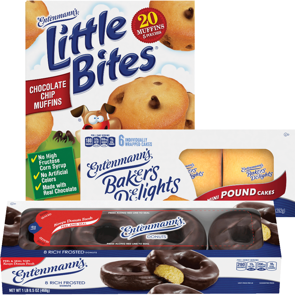 Entenmann's Little Bites, Donuts, Cakes or Baker's Delights Snacks