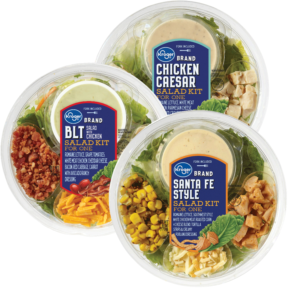 Kroger Single Serve Salad Bowls
