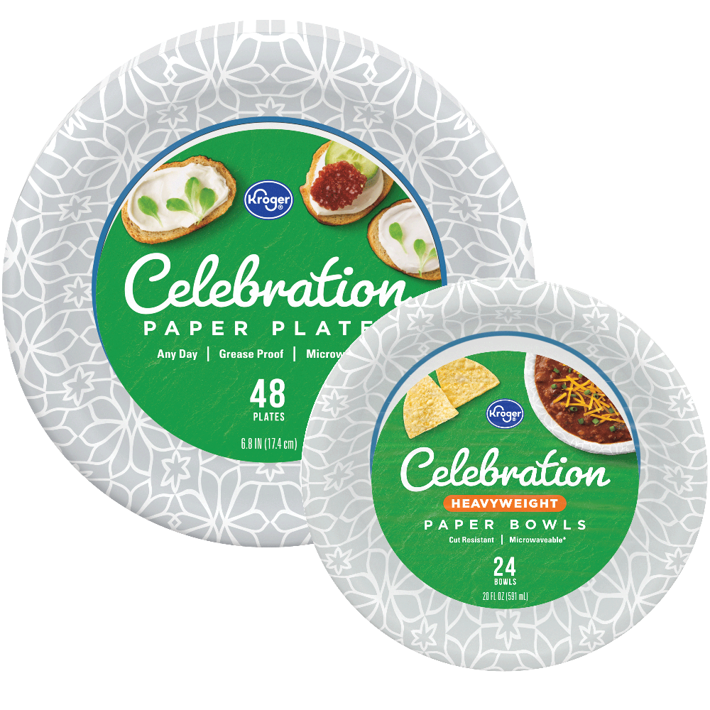 Kroger Celebration Paper Plates