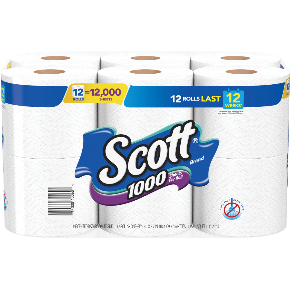 Scott 1000 Sheets Bath Tissue