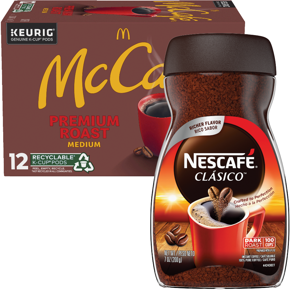 Green Mountain, Donut Shop or McCafé K-Cups