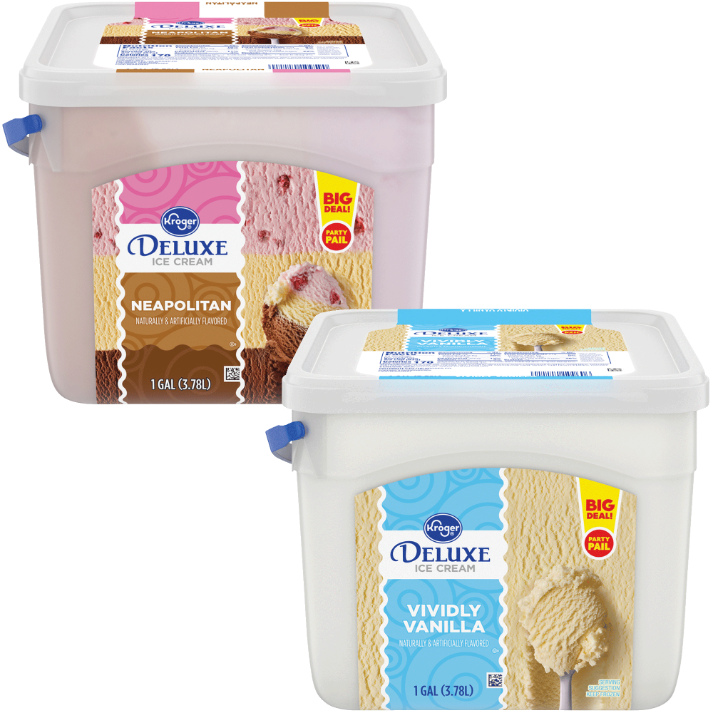Kroger Deluxe Party Pail Ice Cream