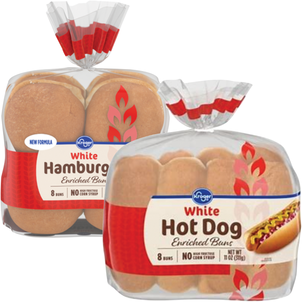 Kroger Hot Dog or Hamburger Buns