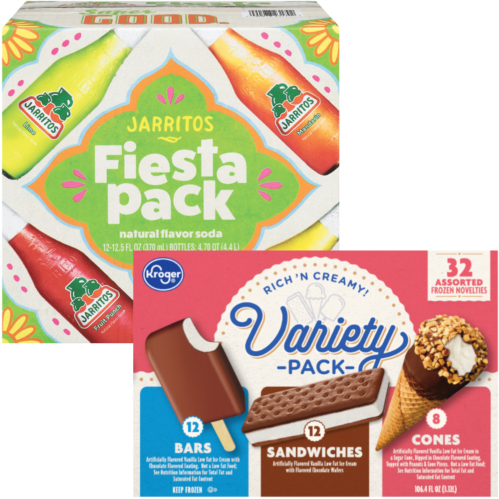 Kroger Ice Cream Novelties Variety Pack