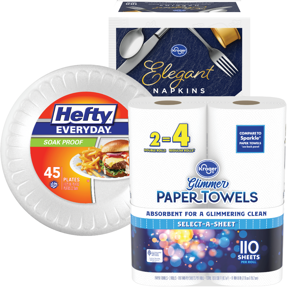 Kroger Glimmer Paper Towels