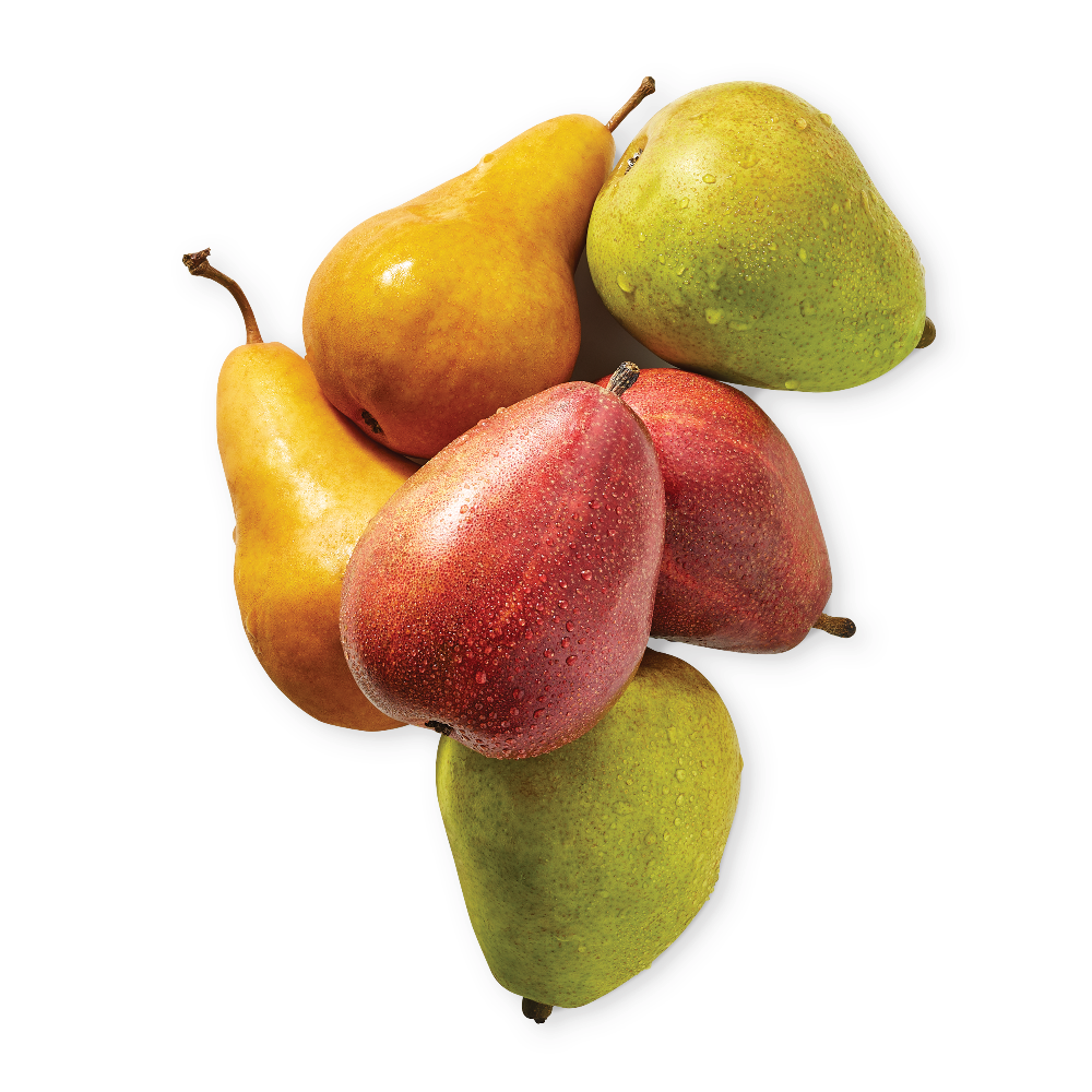 Red, Green Anjou or Bosc Pears