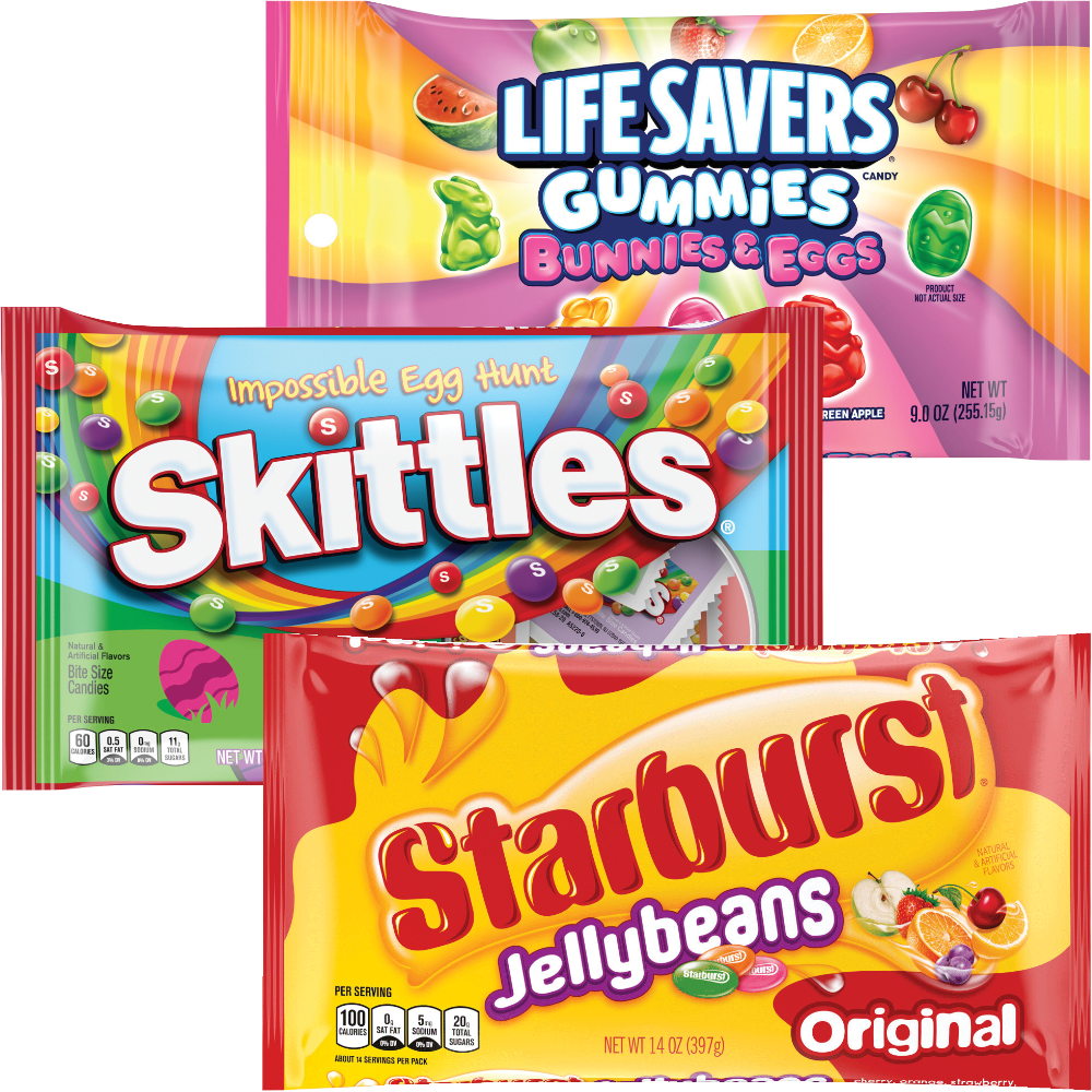 Starburst or Skittles Easter Candy