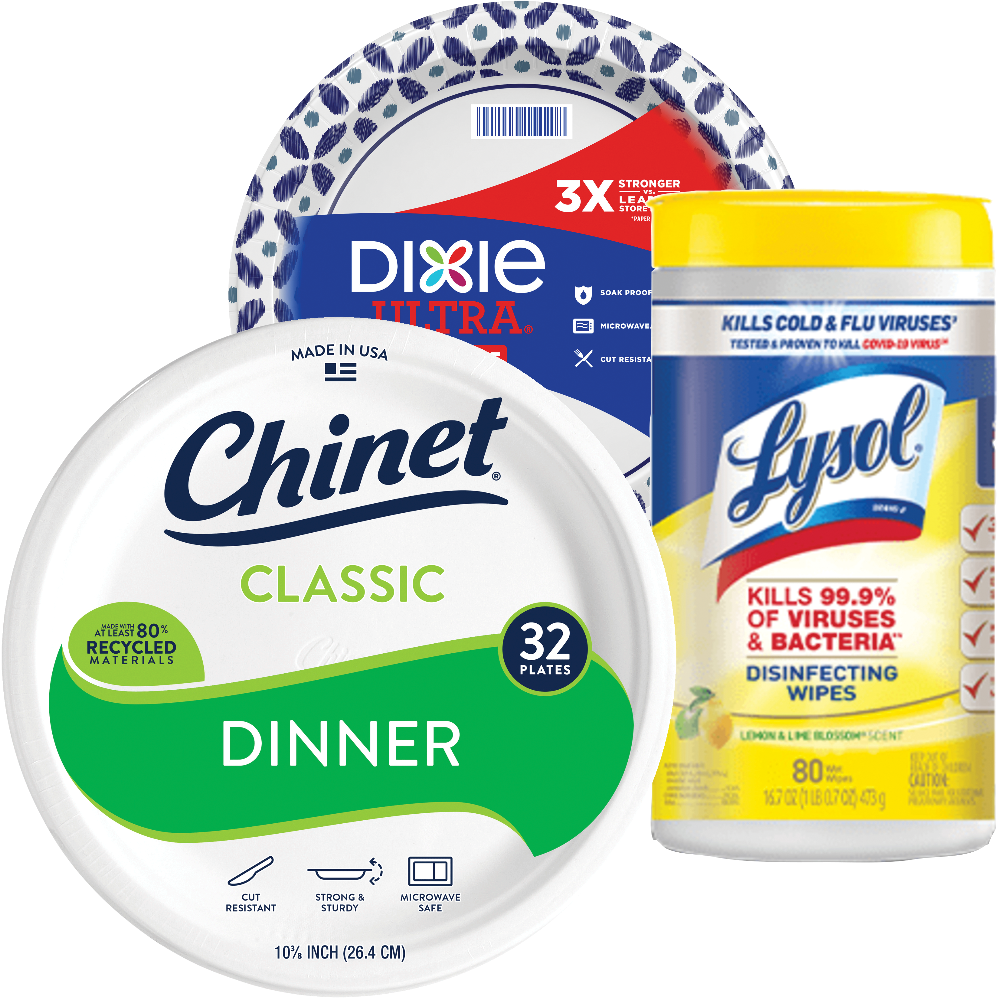 Dixie Family Pack Plates or Bowls
