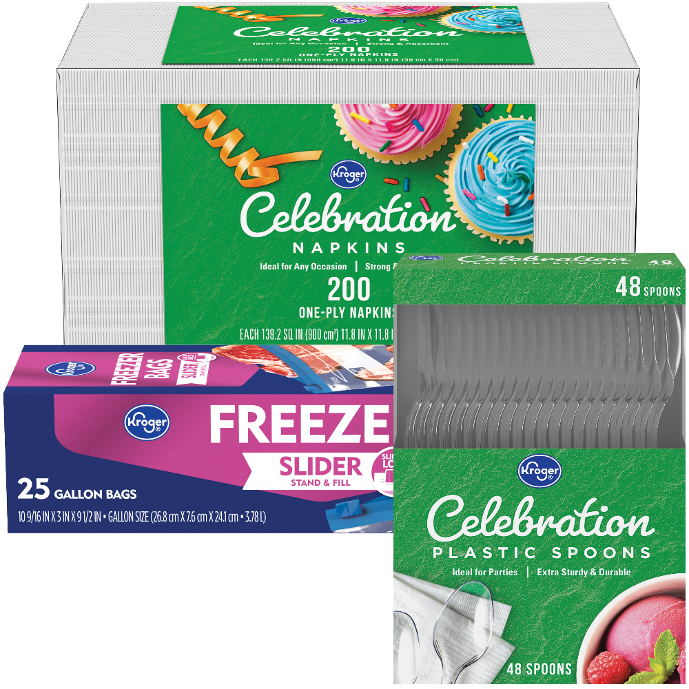 Kroger Celebration Clear Cutlery