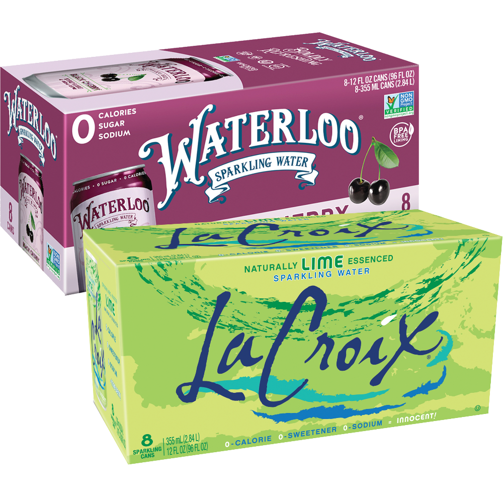 LaCroix or Waterloo Sparkling Water