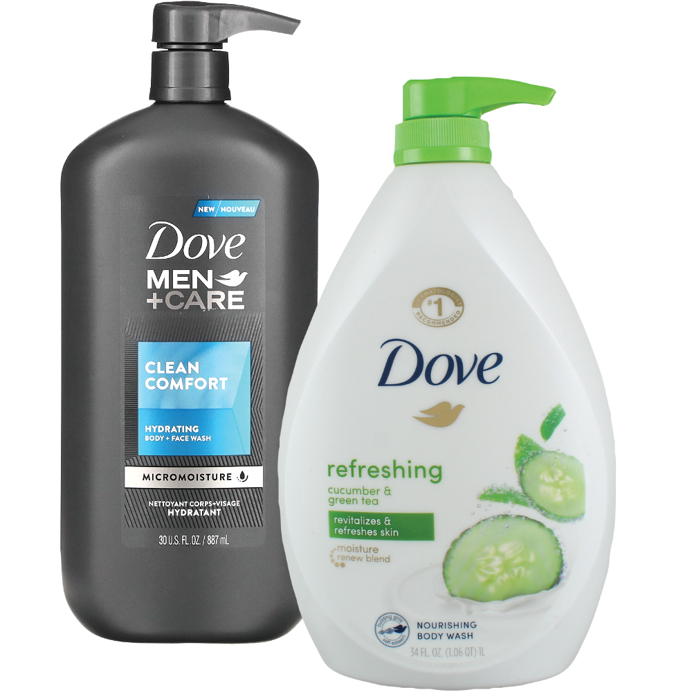 Dove or Dove Men Plus Care Body Wash