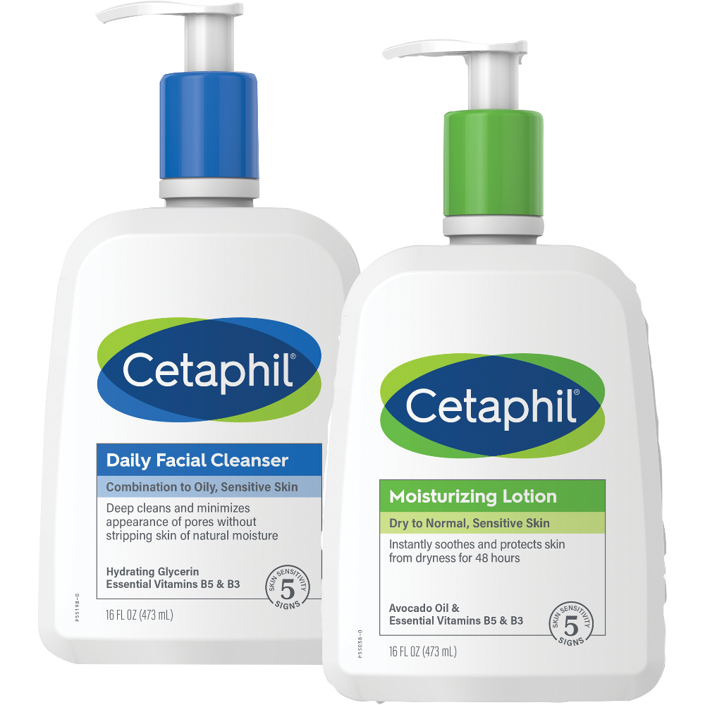 Cetaphil Cleanser or Moisturizing Lotion