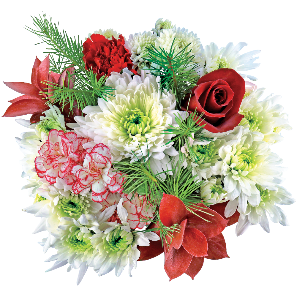 Festive Flurries Bouquet